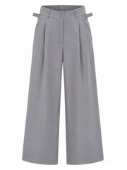 Pantalón Gris Wide Leg Colombiano
