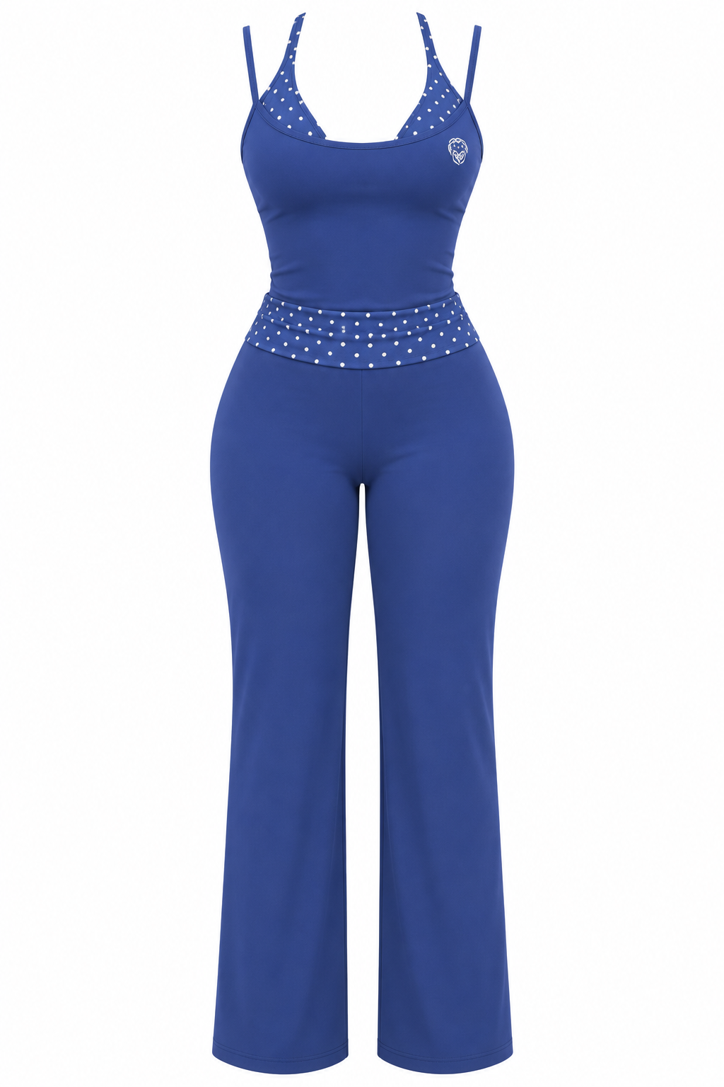 Set Activewear Azul Polka Dot