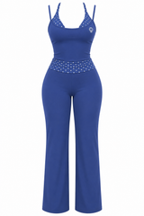 Set Activewear Azul Polka Dot