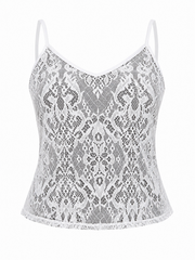 Camisa Lace Blanca Colombina