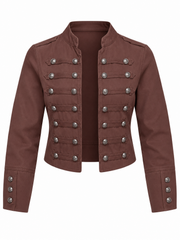 Jacket Marrón Denim Napoleón