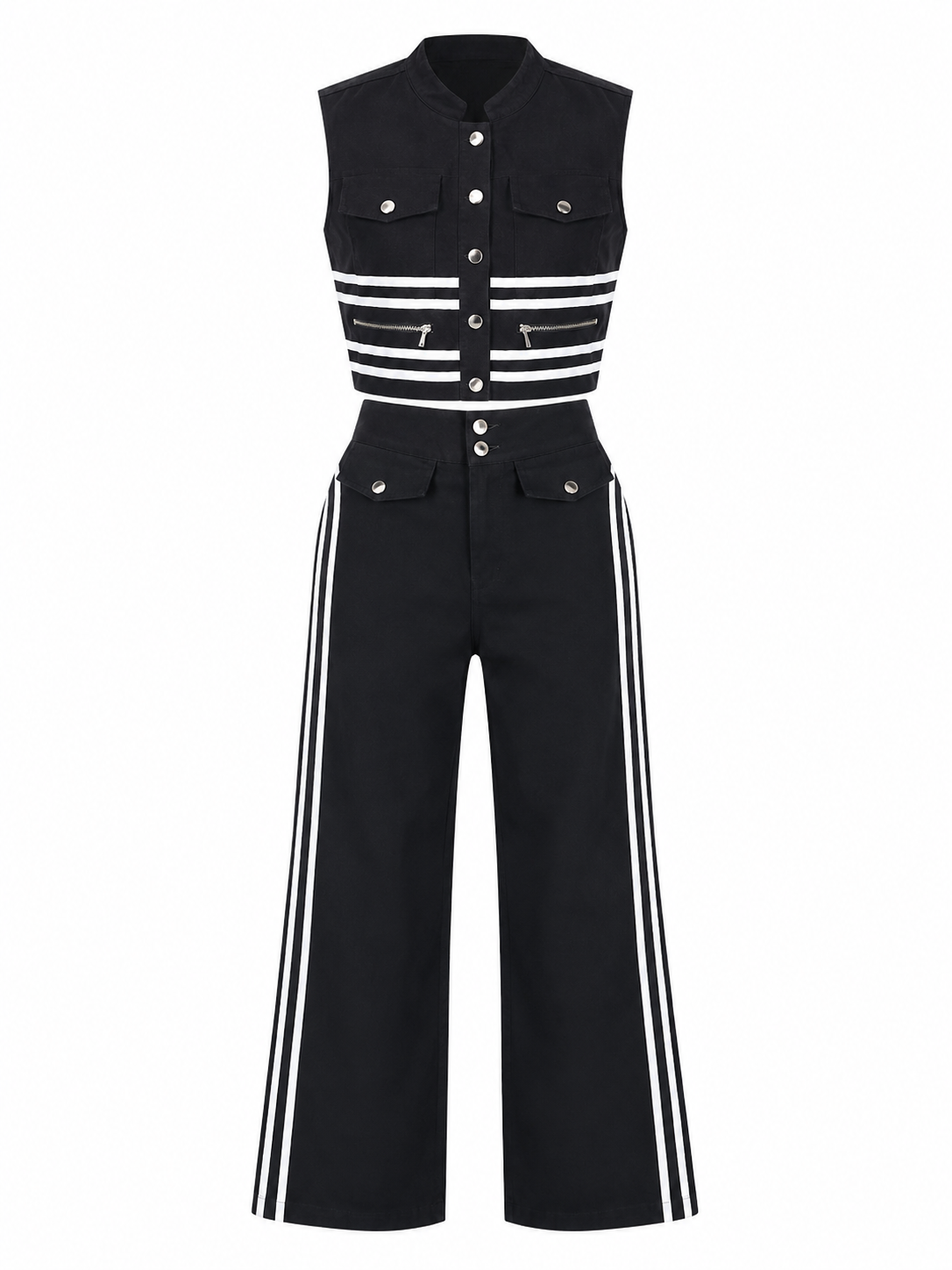 Set Negro & Blanco Colombiano One size