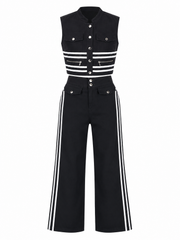 Set Negro & Blanco Colombiano One size