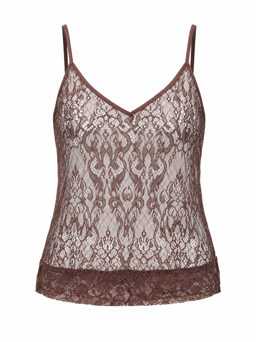 Camis Lace Chocolate Colombiana