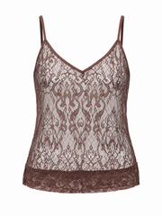 Camis Lace Chocolate Colombiana