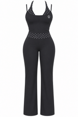 Set Activewear Negro Polka Dot